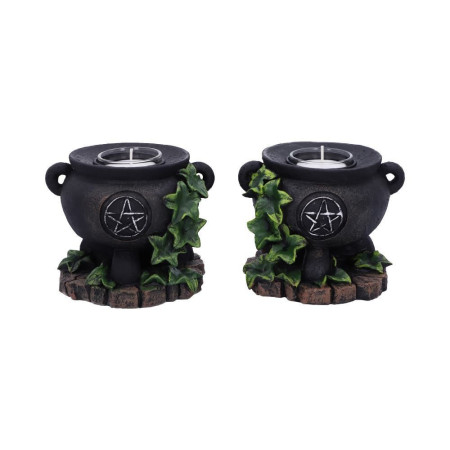 Portacandela Ivy Cauldron by Nemesis Now
