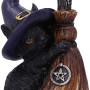 Gattino guardiano della scopa by Nemesis Now