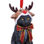 Gattino con corna di renna by Nemesis Now