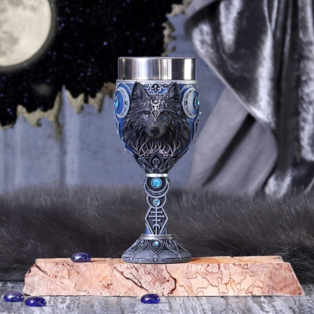 Calice Lupo luna by Nemesis Now