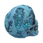 Teschio tattoo blue Salvadanaio by Nemesis Now