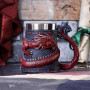 Boccale nero con drago rosso by Nemesis Now