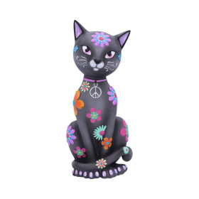Gatto Hippy Kitty by Nemesis Now