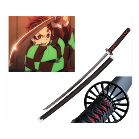 katana di tanjiro kamado dall'anime kimetsu no yaiba demon slayer