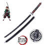 katana di tanjiro kamado dall'anime kimetsu no yaiba demon slayer