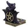 Gatto Black Magic Tea Light by Nemesis Now