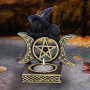Gatto Black Magic Tea Light by Nemesis Now