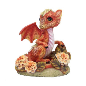 Marigold flower dragon by Nemesis Now