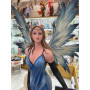 Fata Celeste con lupo Bianco - Fairyland Collection