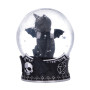 Malpuss snow globe - Nemesis Now