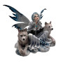 Fata d'inverno Con lupi - Fairyland Collection.