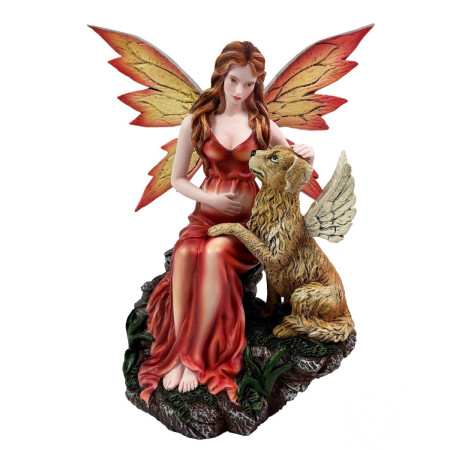 Fata incinta con cagnolino - Fairyland Collection
