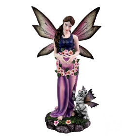 Fata incinta con gatto - Fairyland Collection